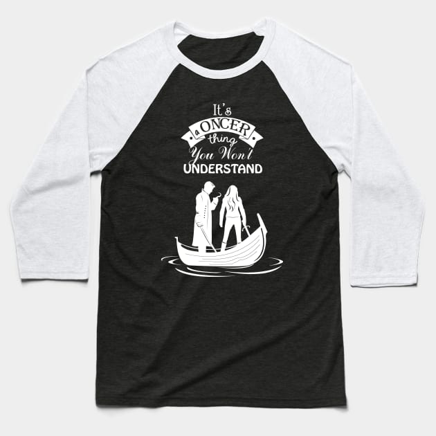 Captain Swan. Hook And Emma. OUAT. Baseball T-Shirt by KsuAnn